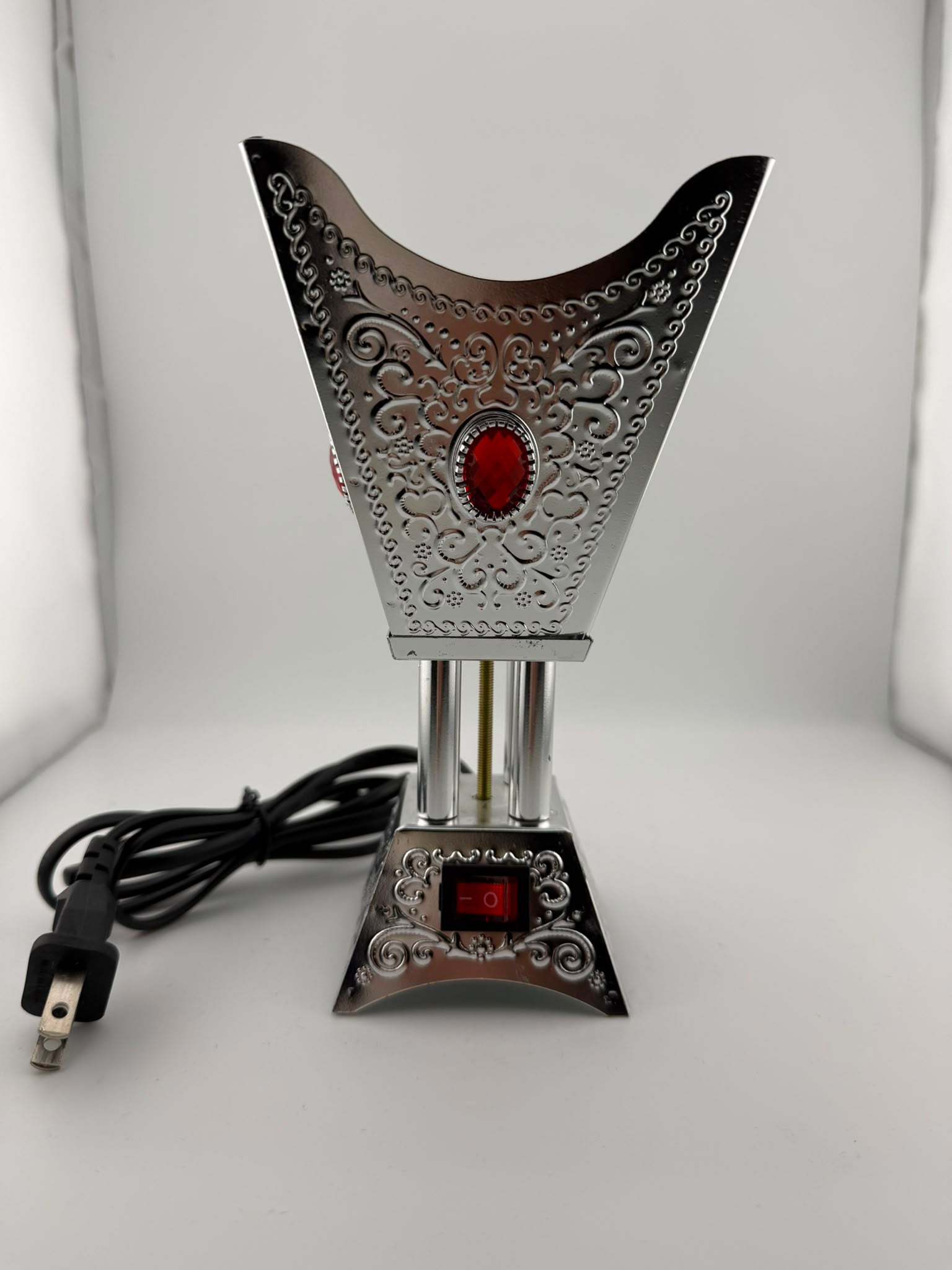 Silver Electric Bakhoor incence Burner