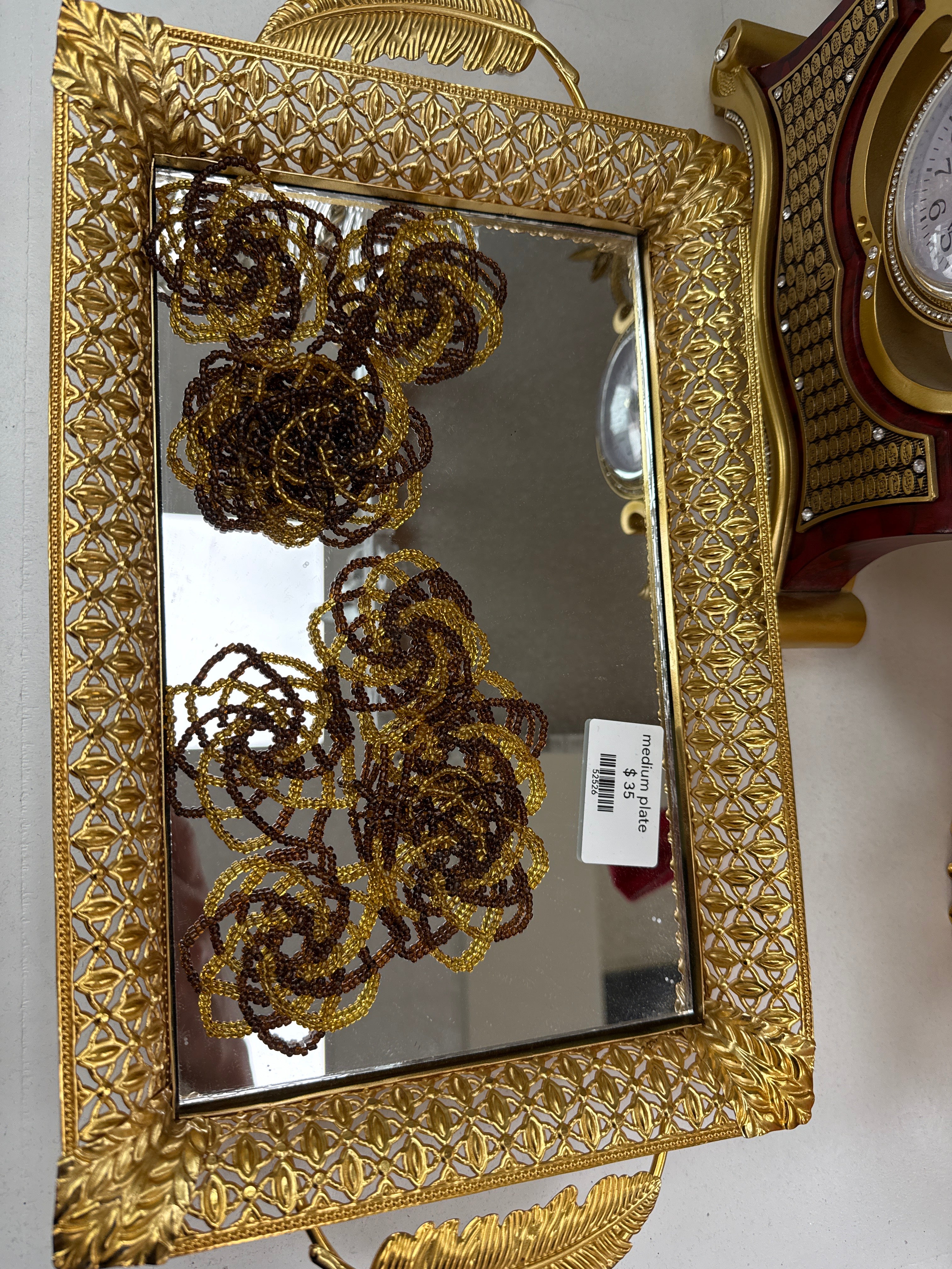 plate try gold