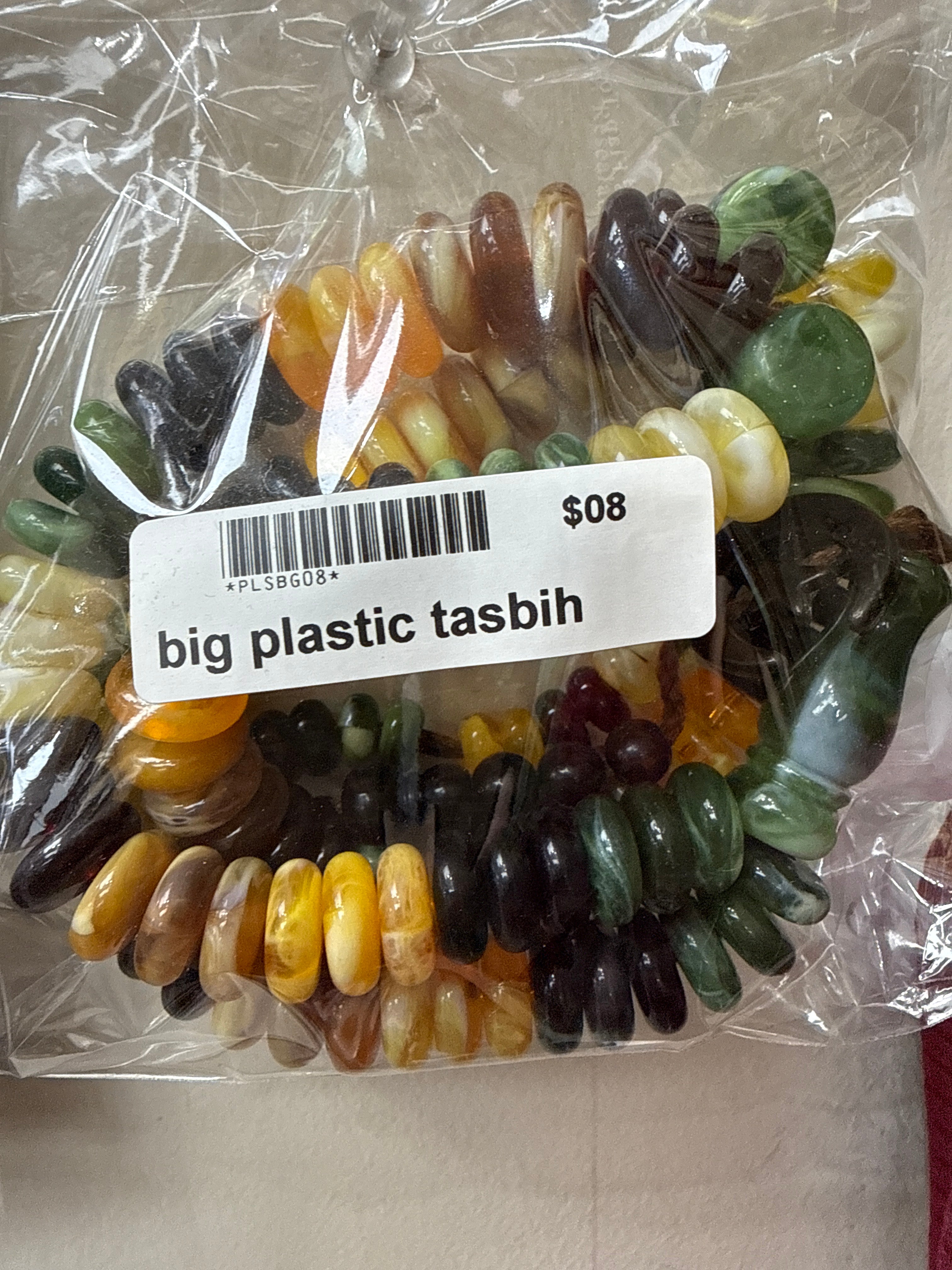 Big plastic tasbih