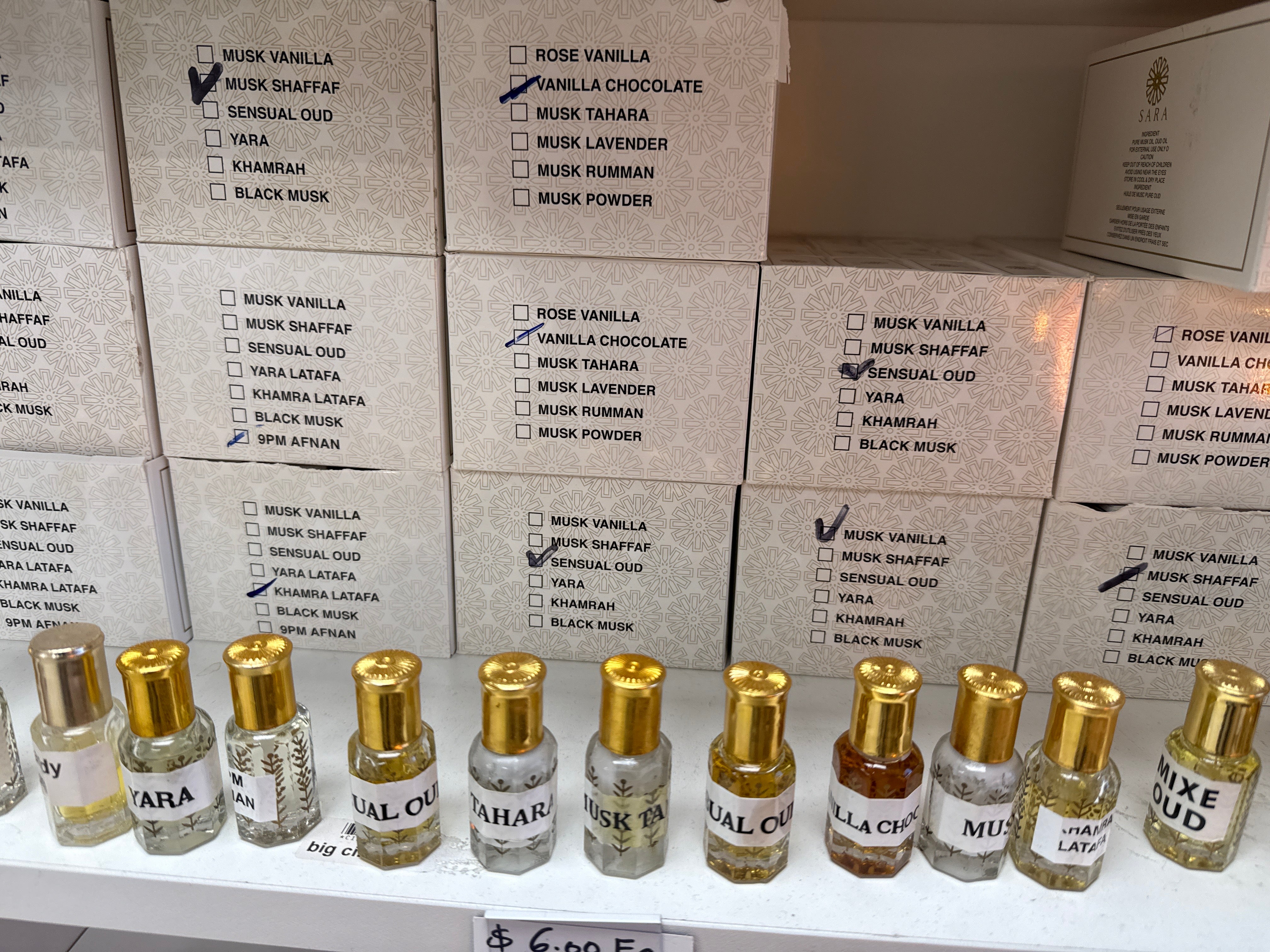 Sara fragrance oil 6ml