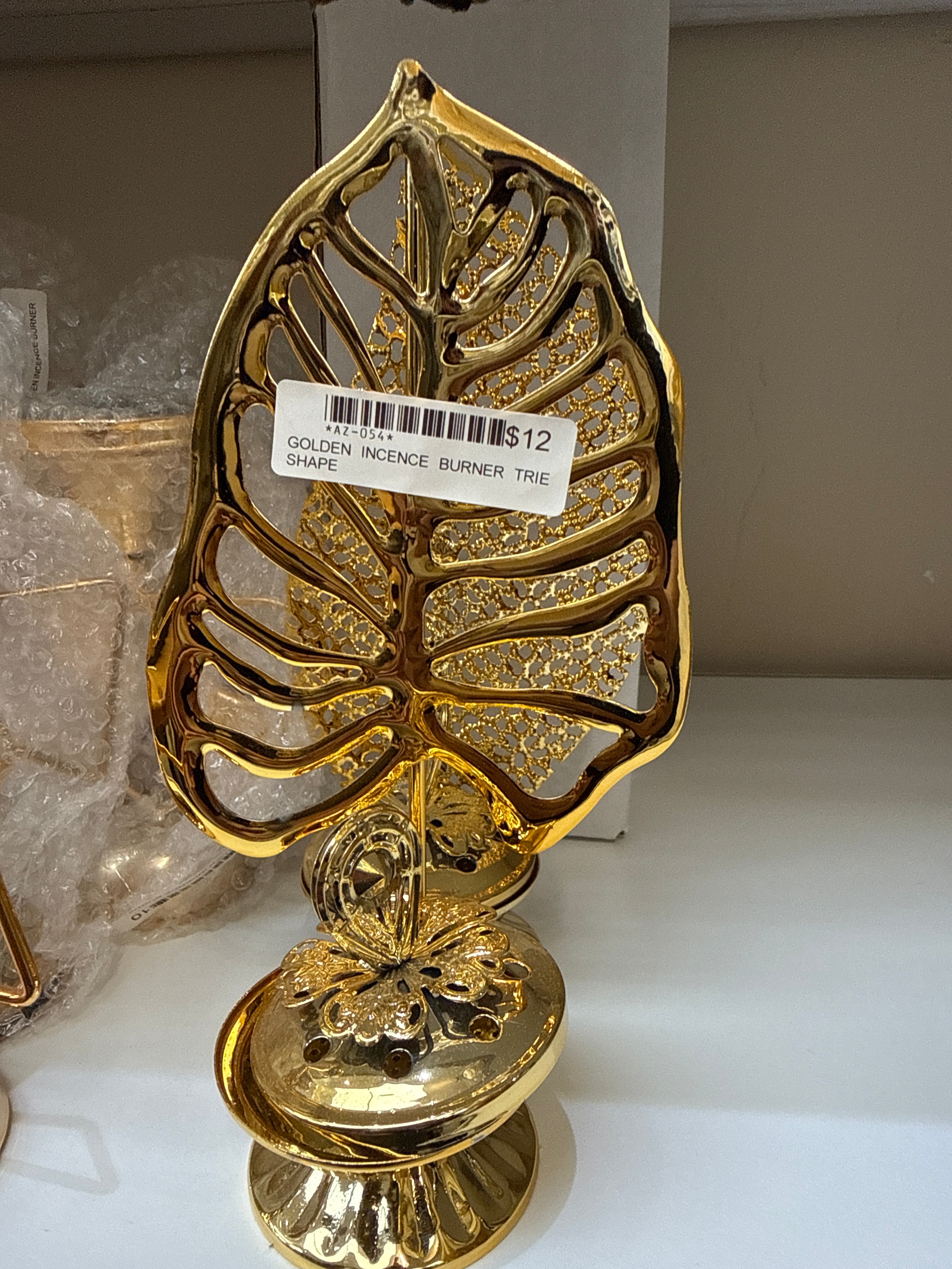 Az-054. Golden Incence burner