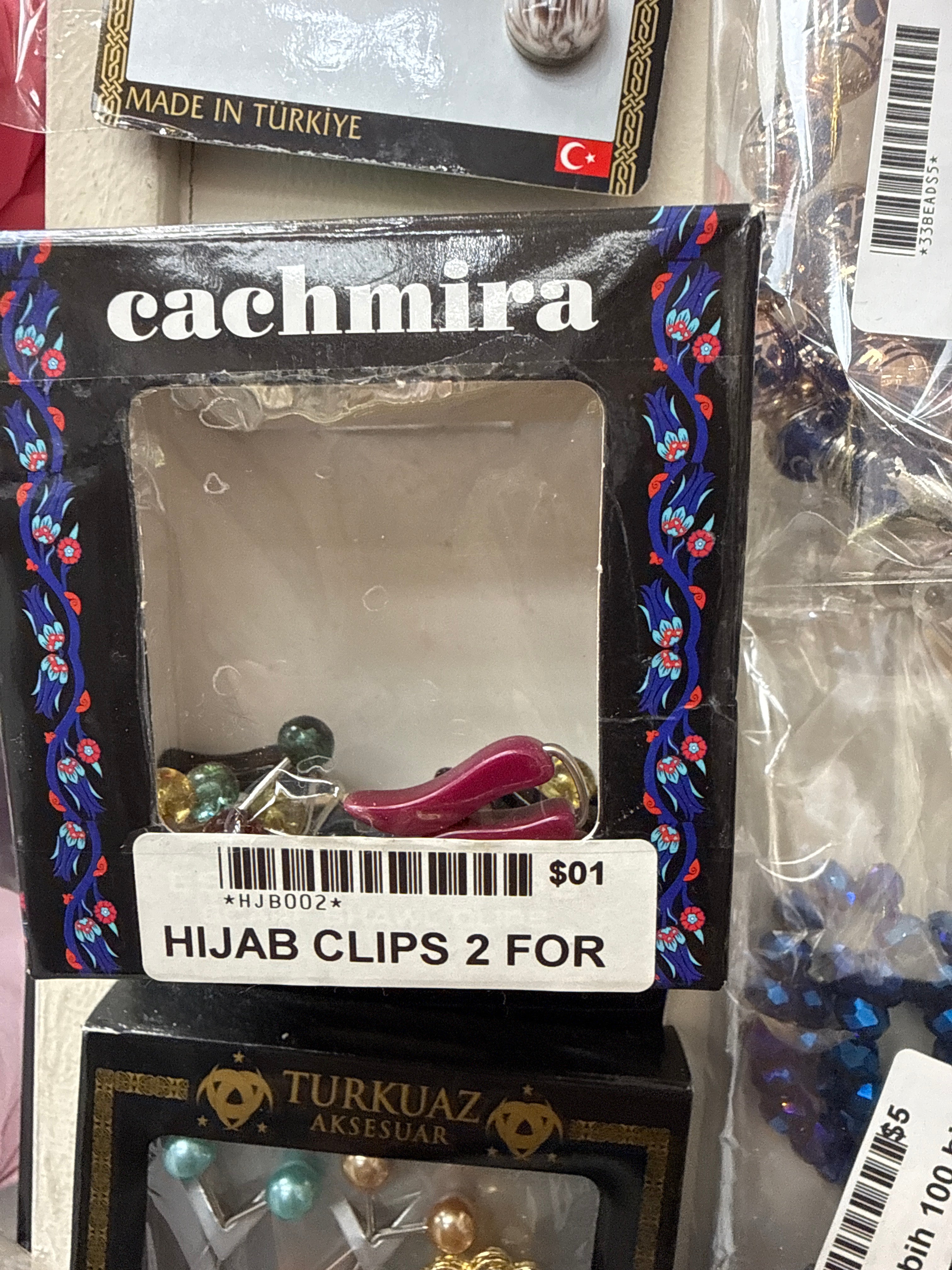Hijab clips 2 for $1