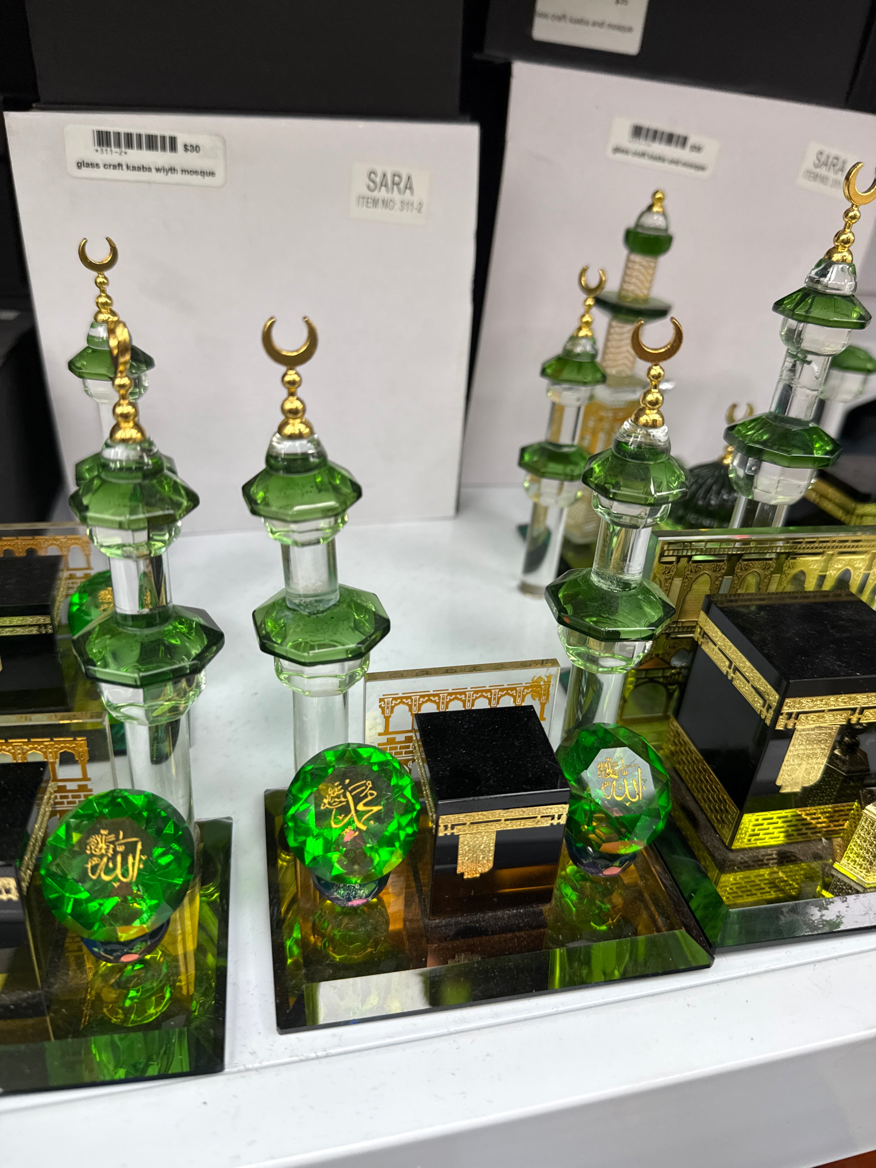 Glass craft wiyth mosque 311-2