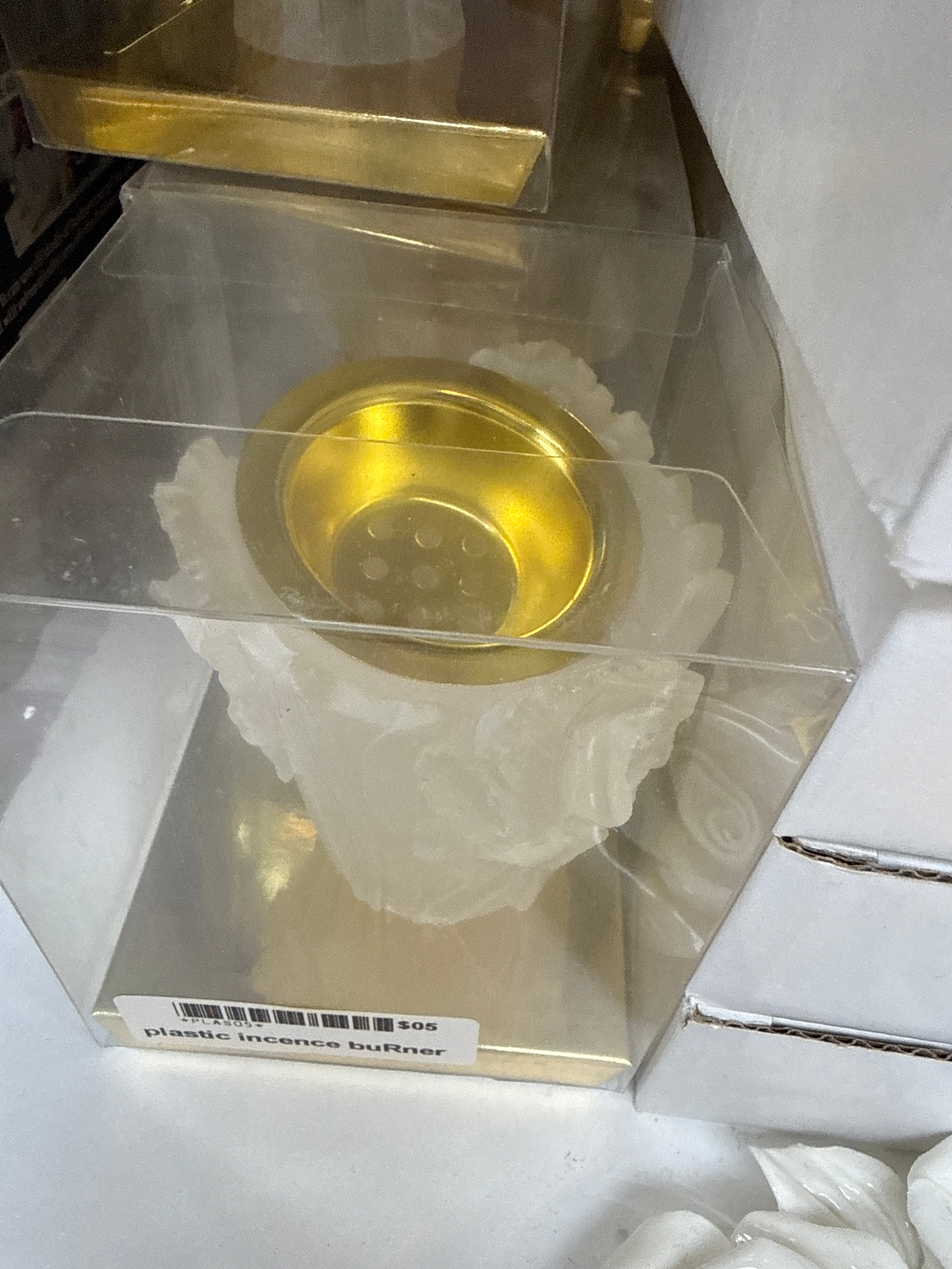 Plastic incence burner  plas05
