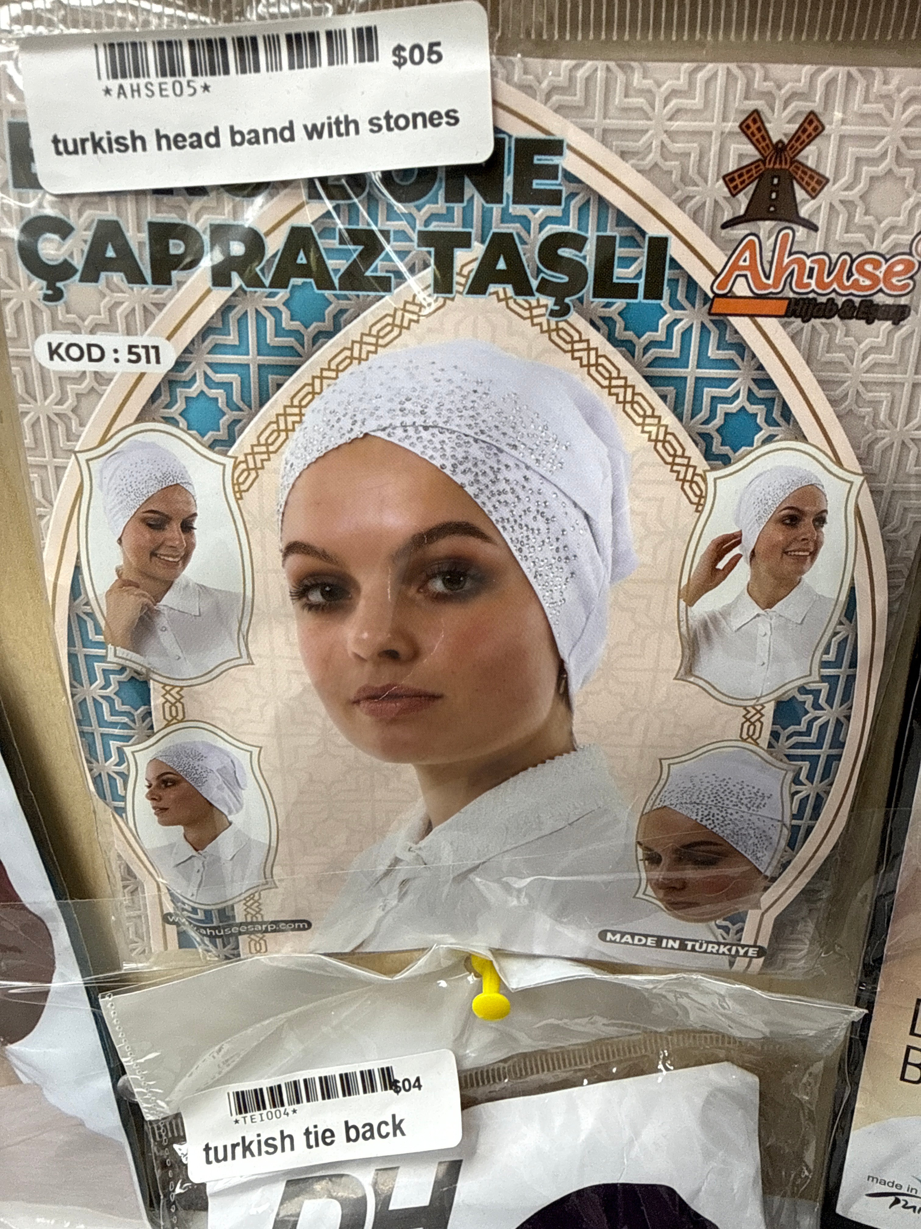 Turkish head band with stones