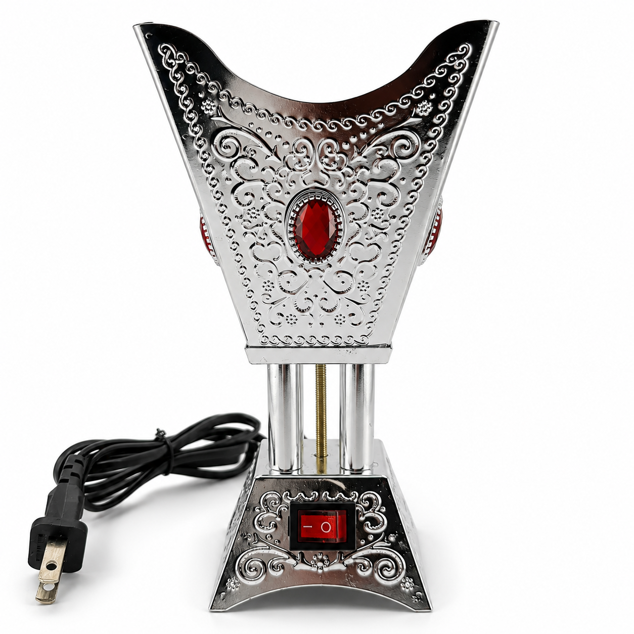 Silver Electric Bakhoor incence Burner