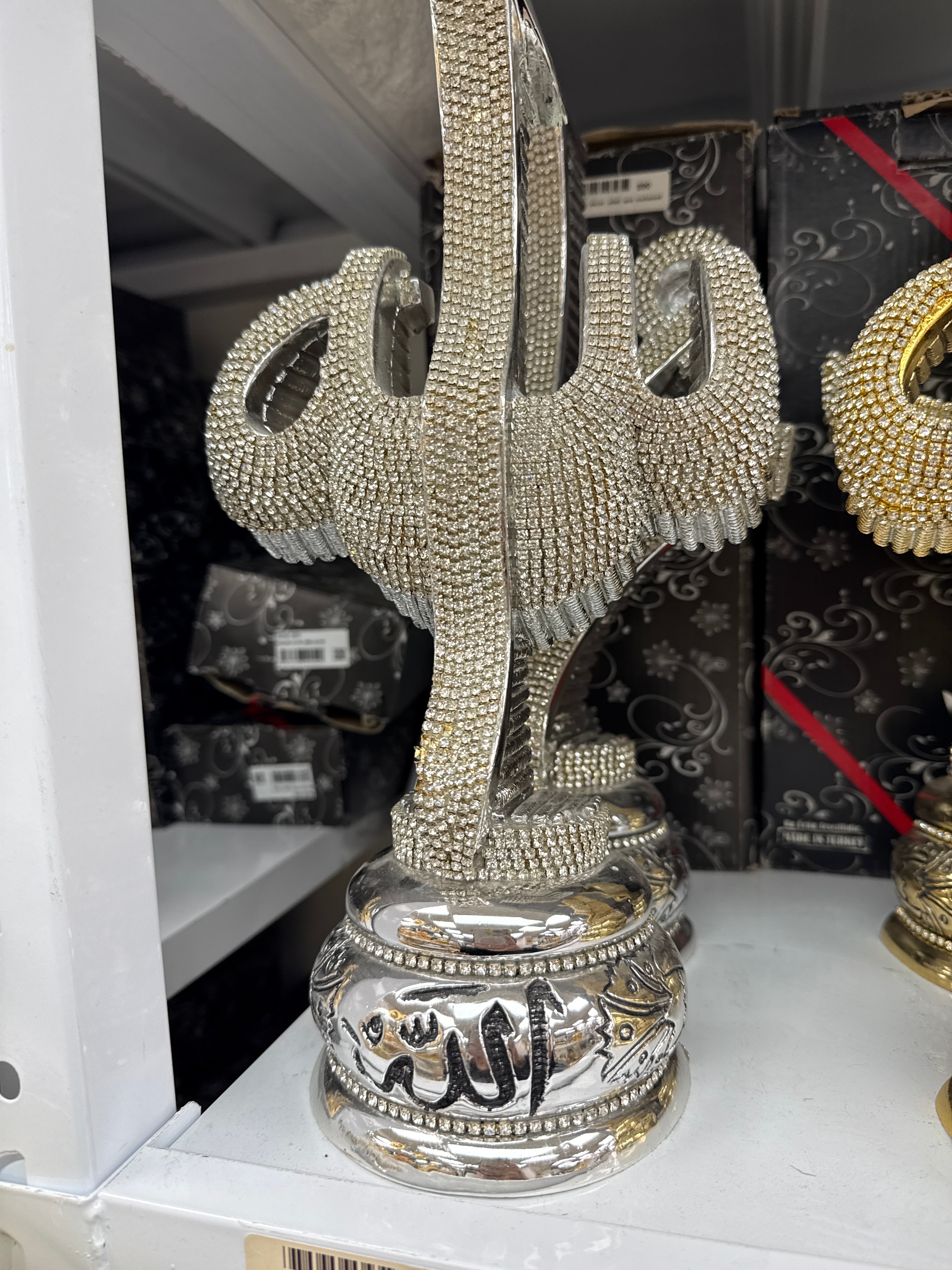 Ceramic big decor allah and mohamed