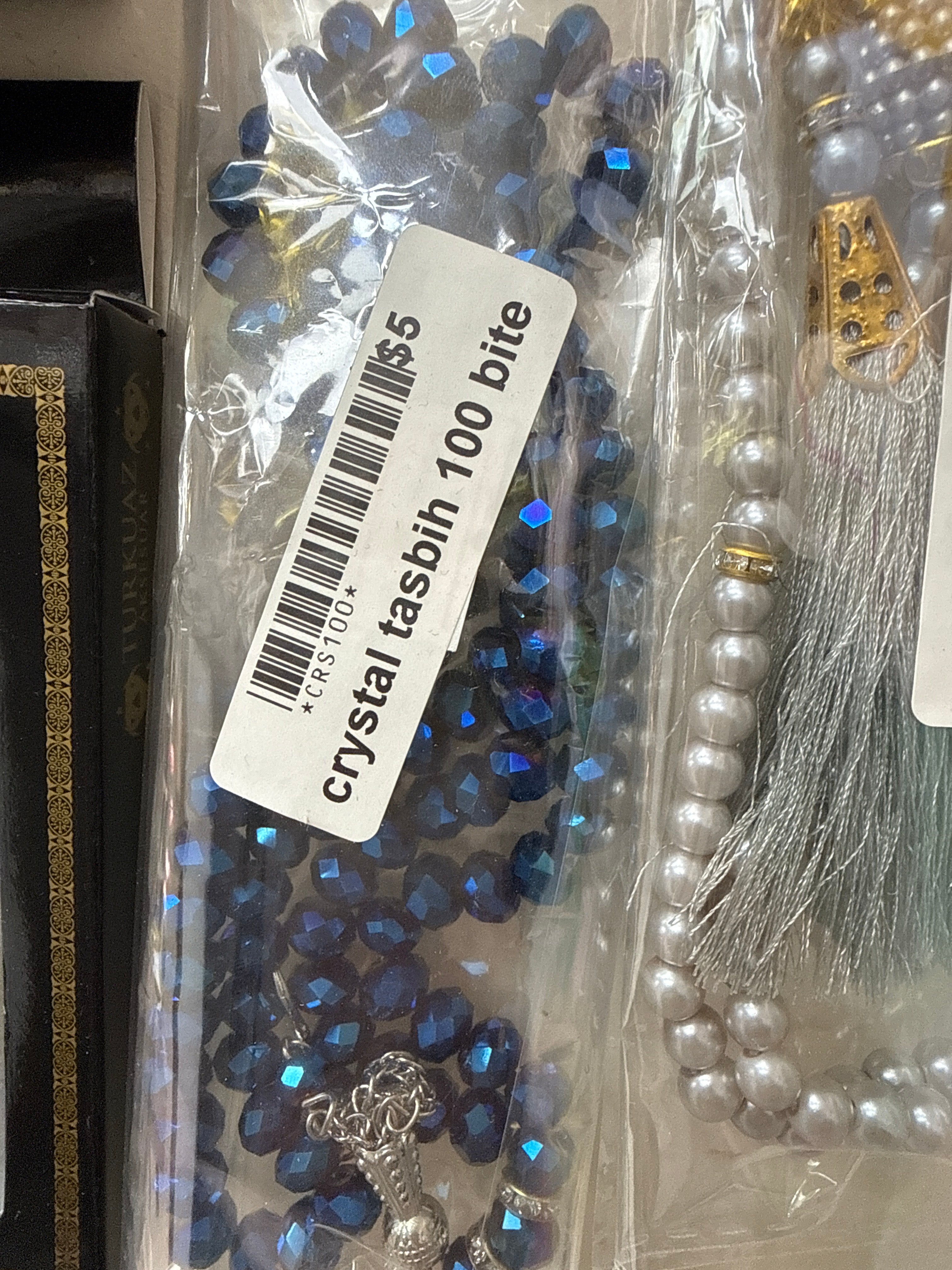 Crystal tasbih 100 beads