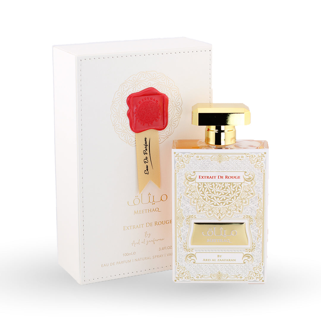 Ard Al Zaafaran Meethaq Extrait de Rouge Eau de Parfum (100 mL)
