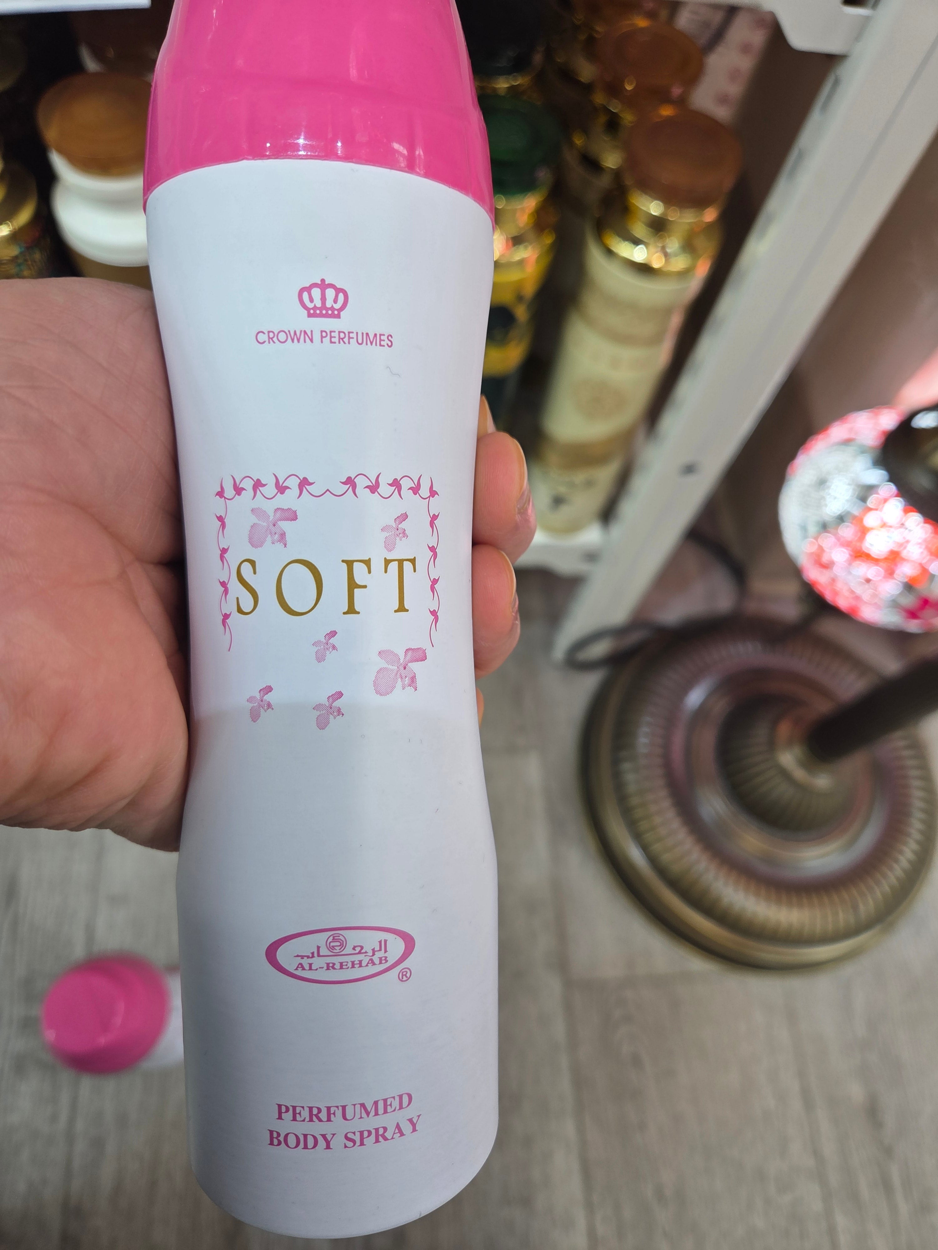 Soft body spray