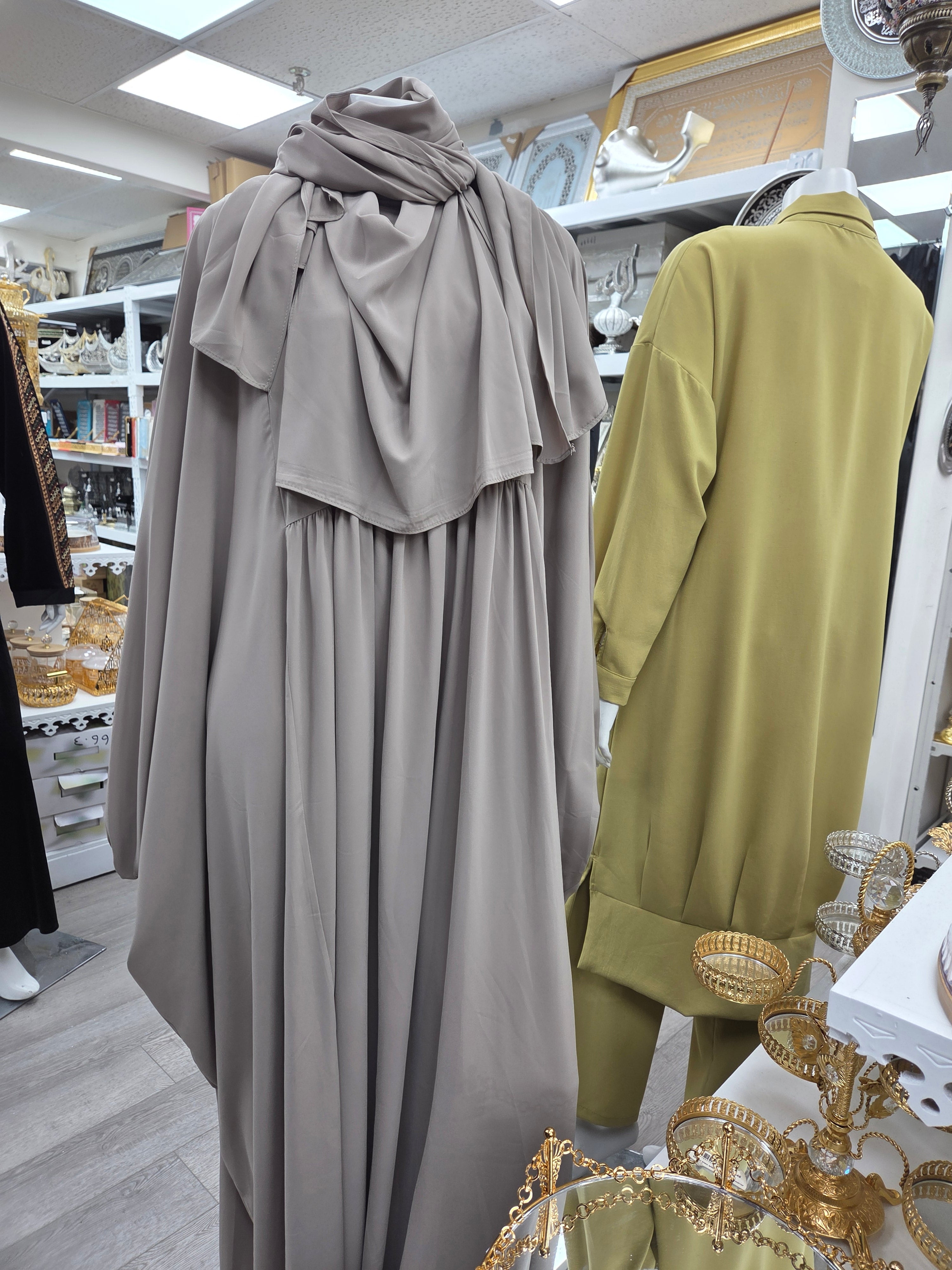 3 pcs dress hijab and niqab