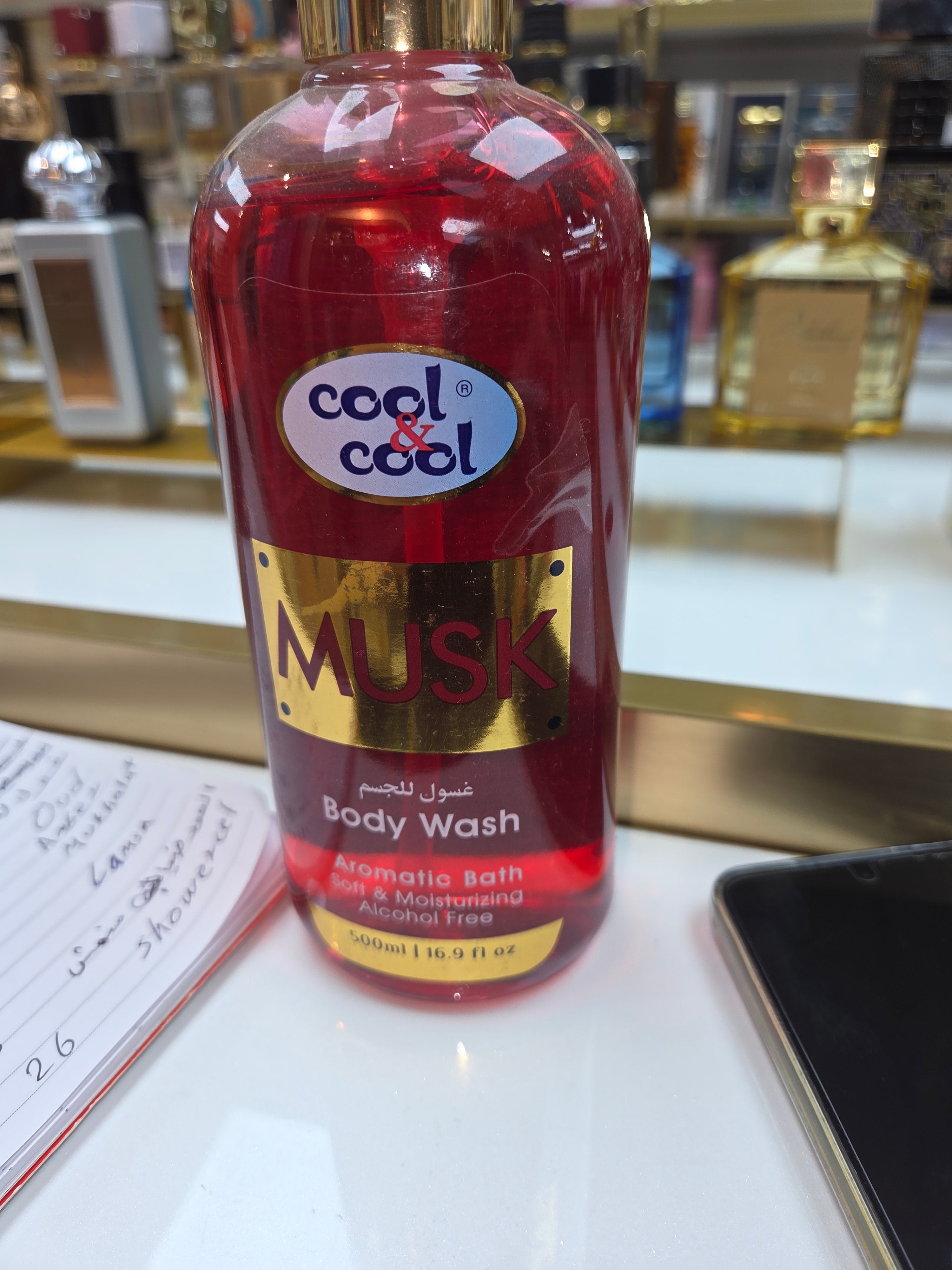 Musk body wash
