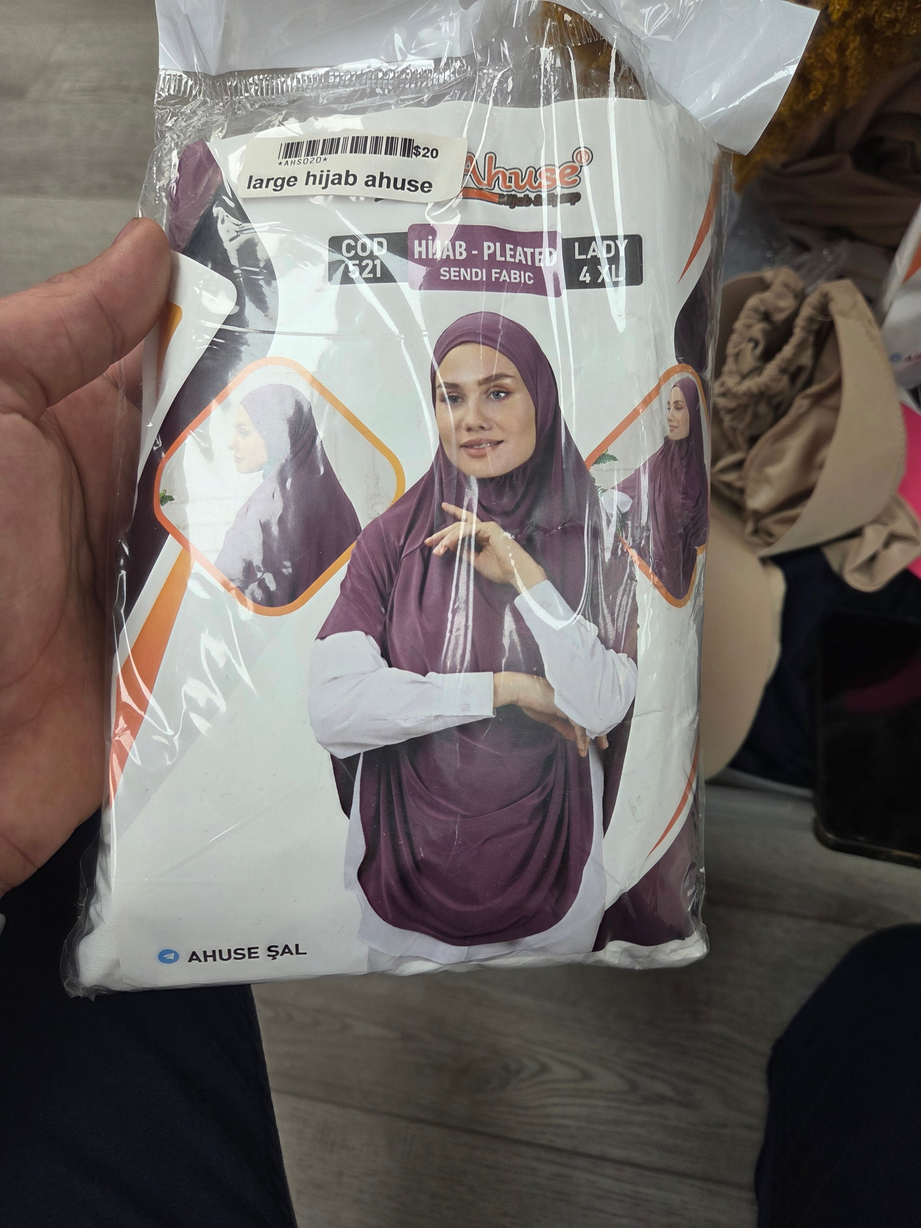Large hijab ahuse turkish