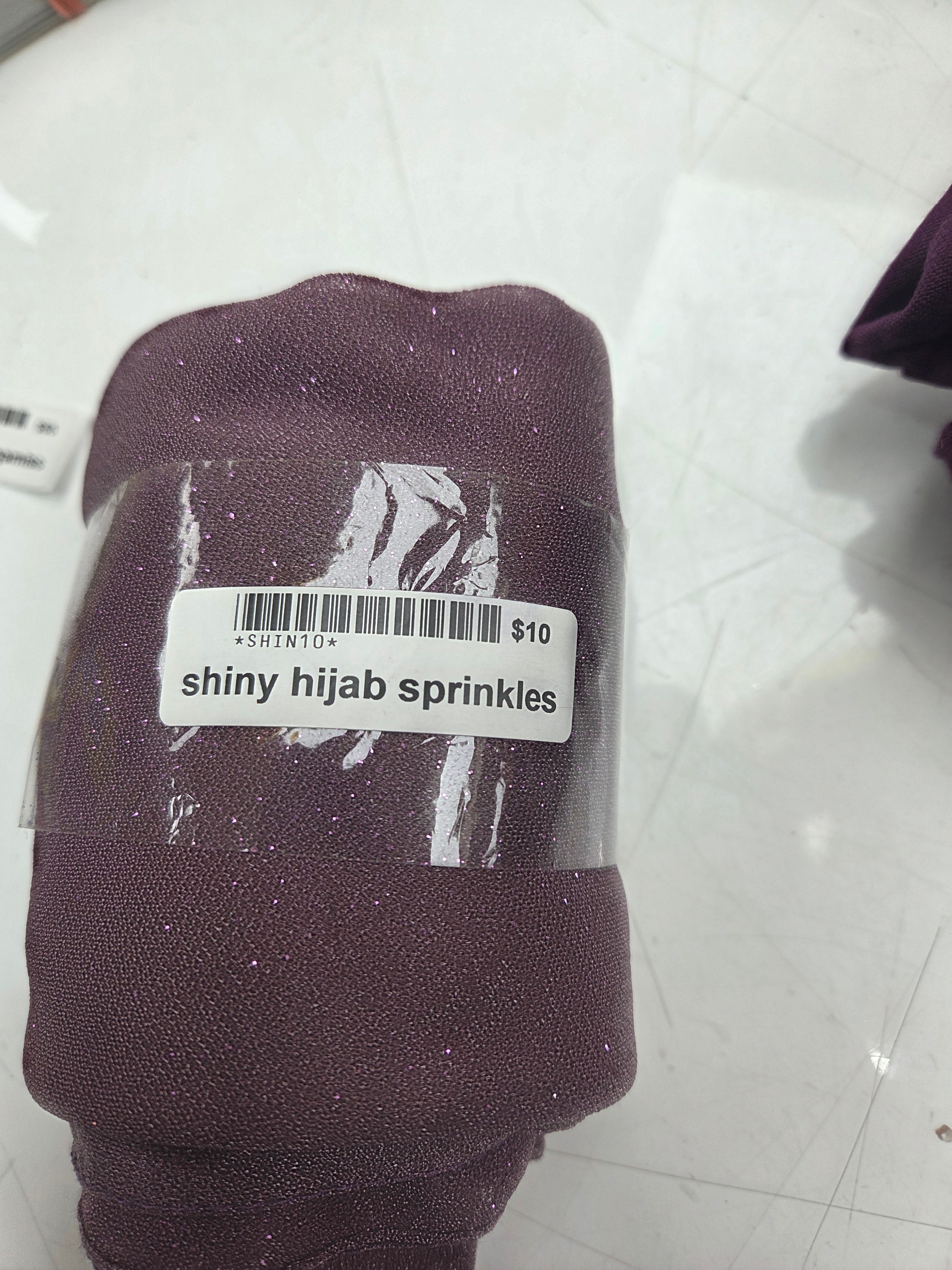 Shiny hijab sprinkles