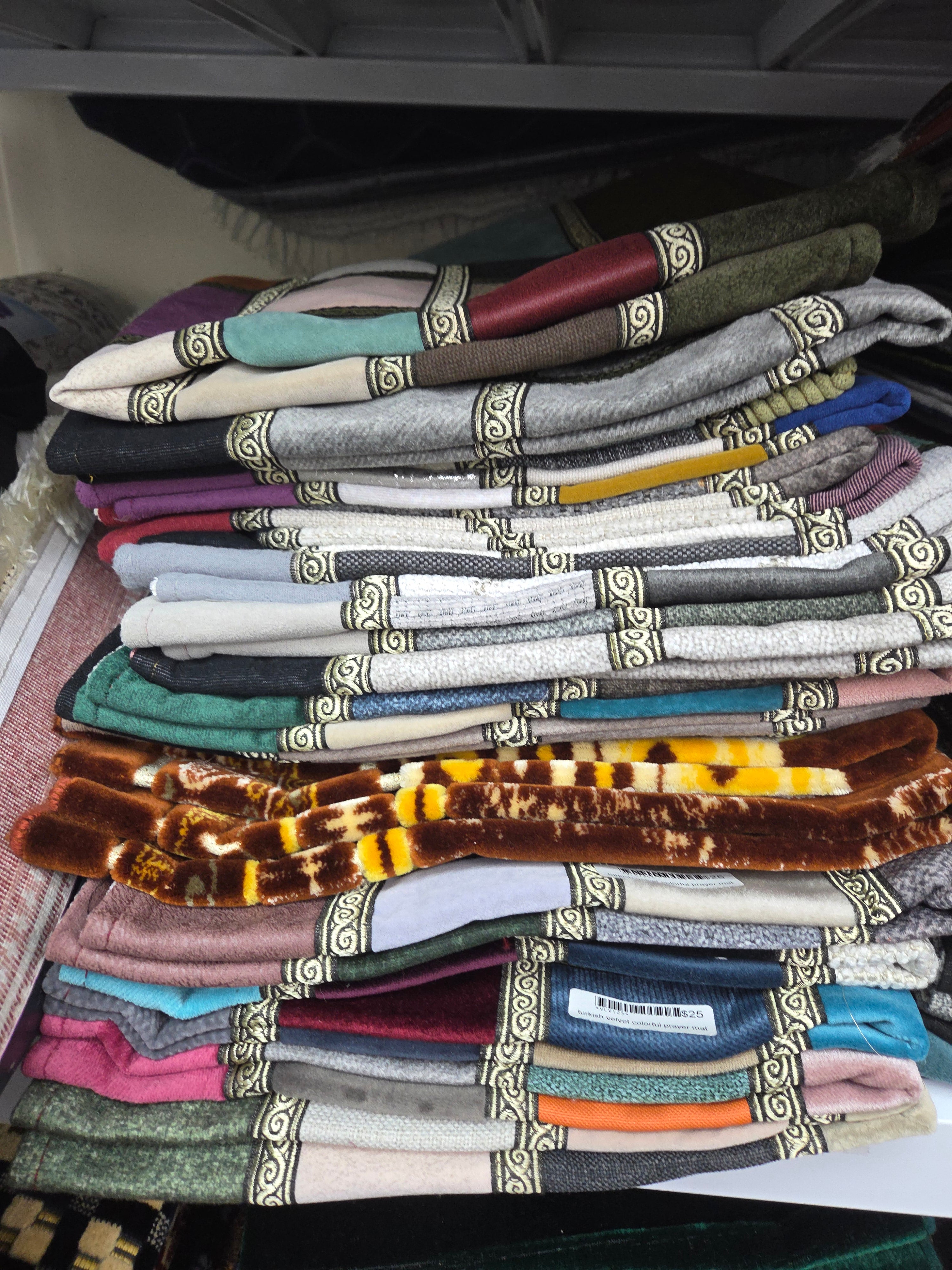 Turkish colorfull prayer mat