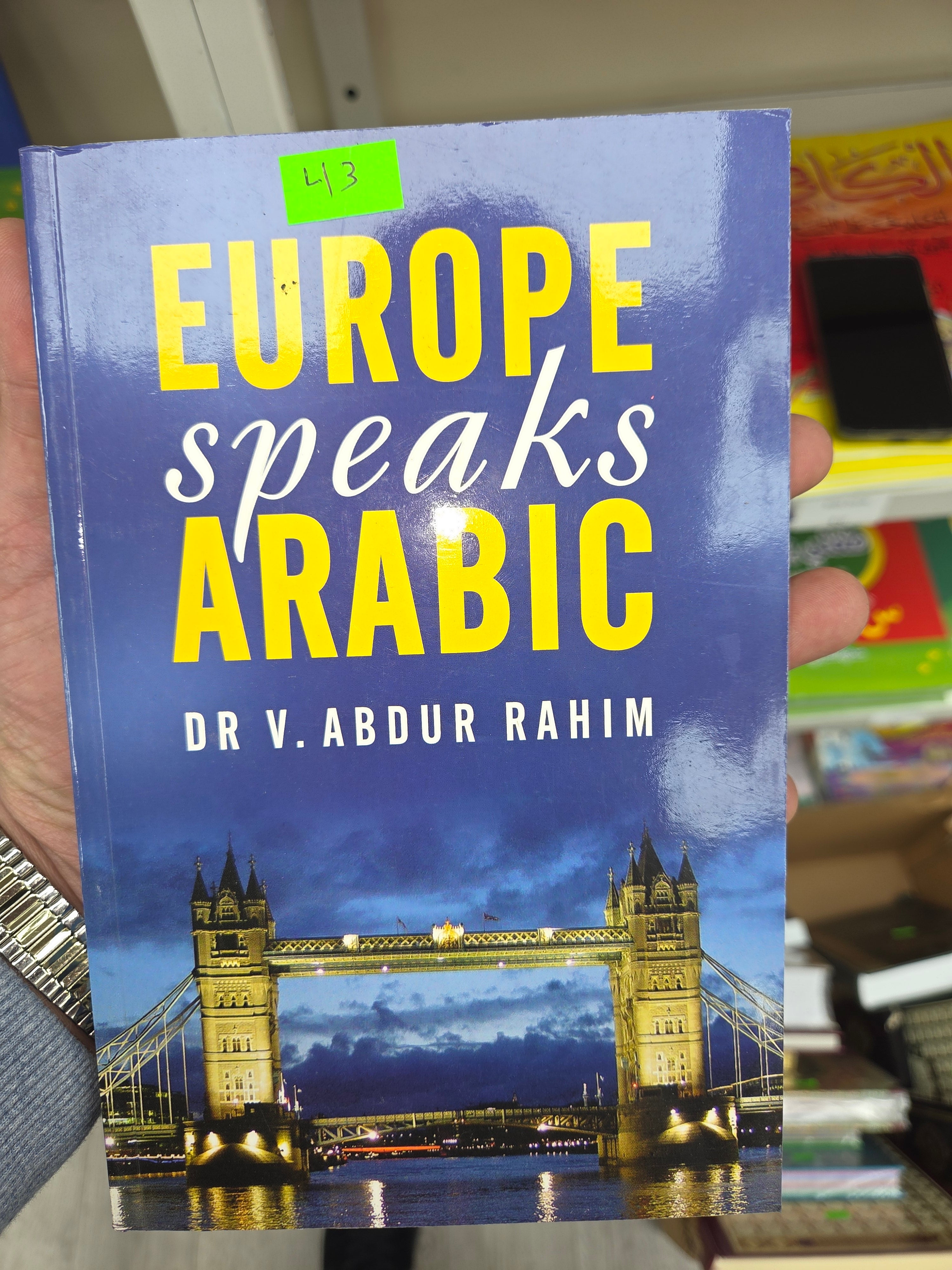 Europe soeak arabic