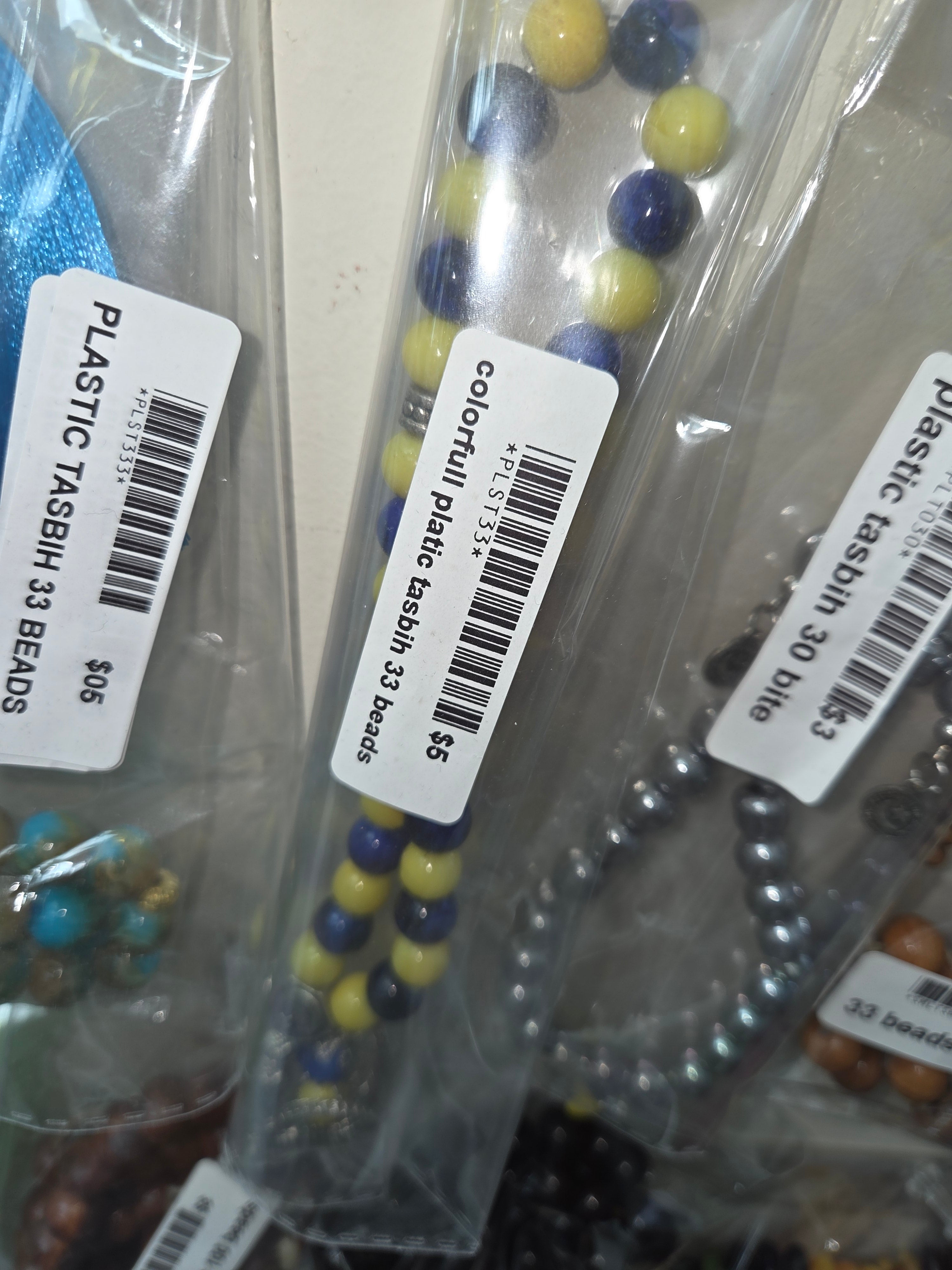 33 beads plastic tasbih