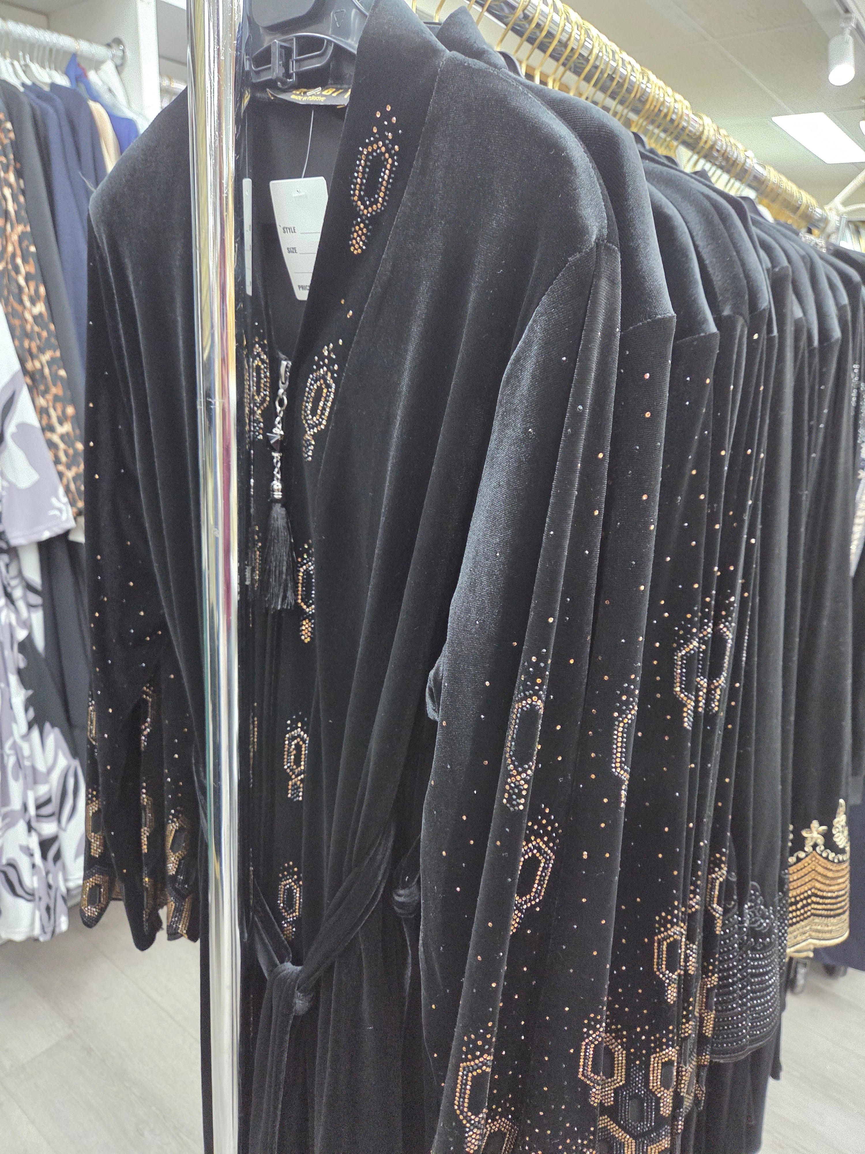 Velvet abaya Turkish