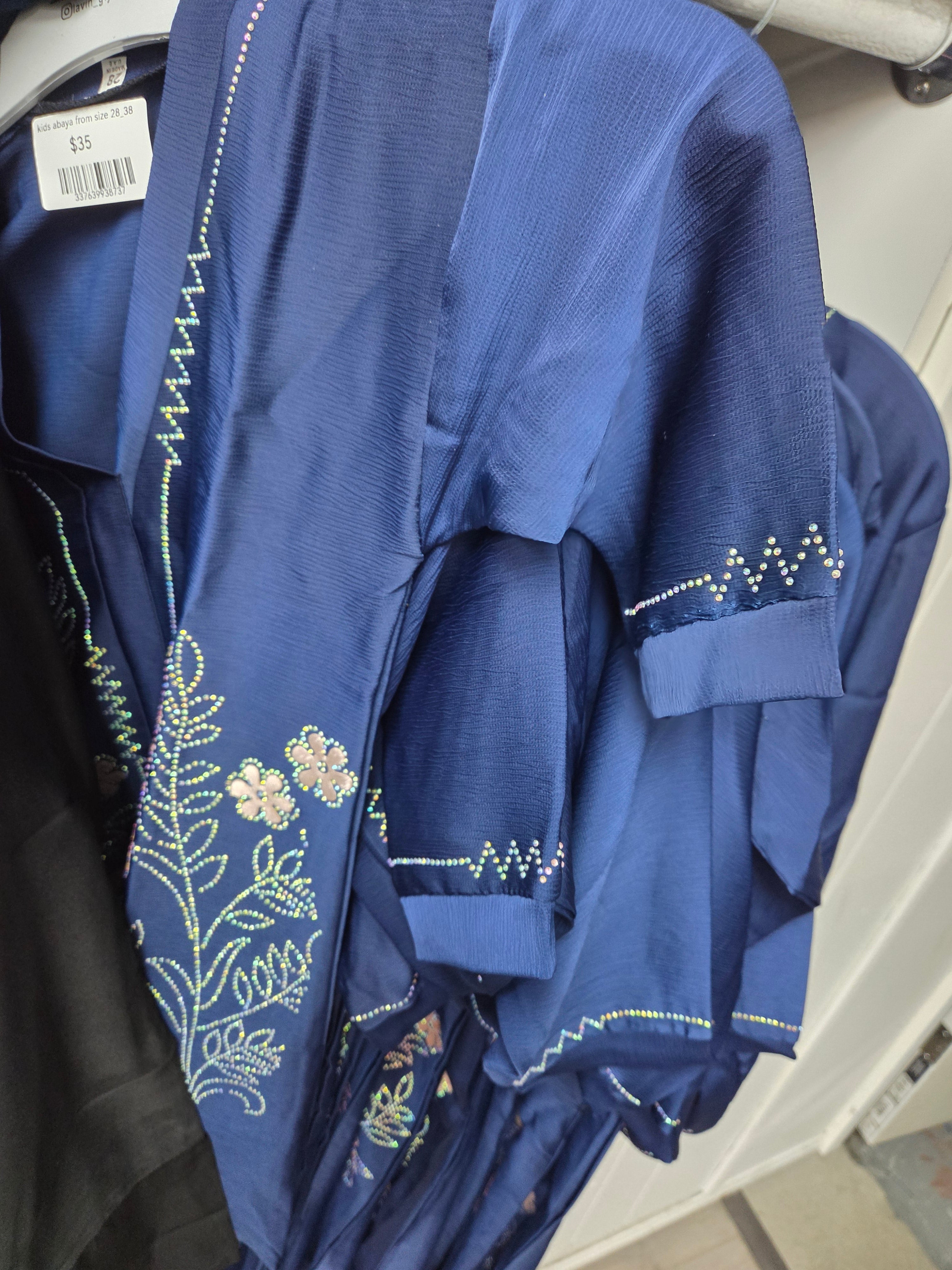 Kids abaya from size 28_38